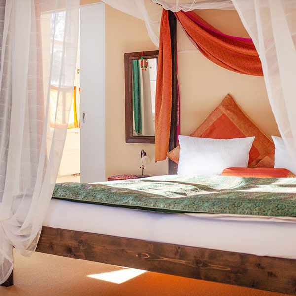 Yoga-retreat im Schloss - ein Zimmer