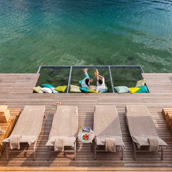 Relaxliegen am Weissensee