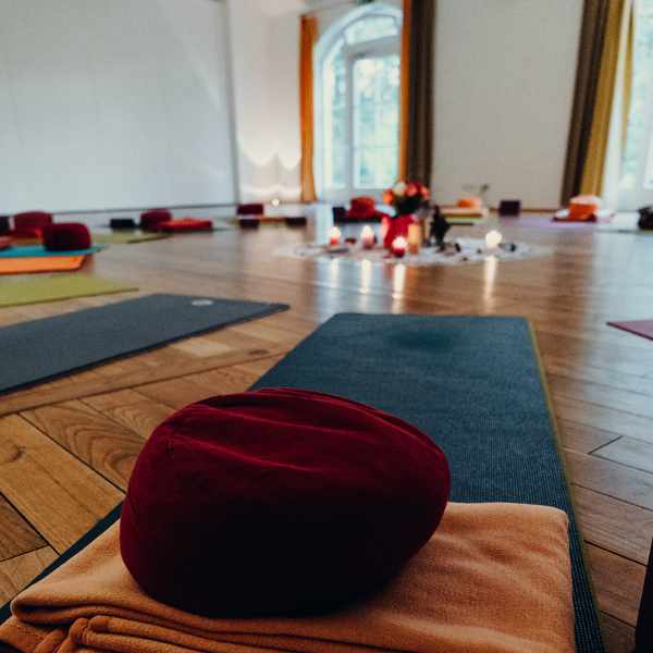 Der Yogaraum auf Schloss Blumenthal